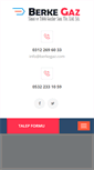 Mobile Screenshot of berkegaz.com